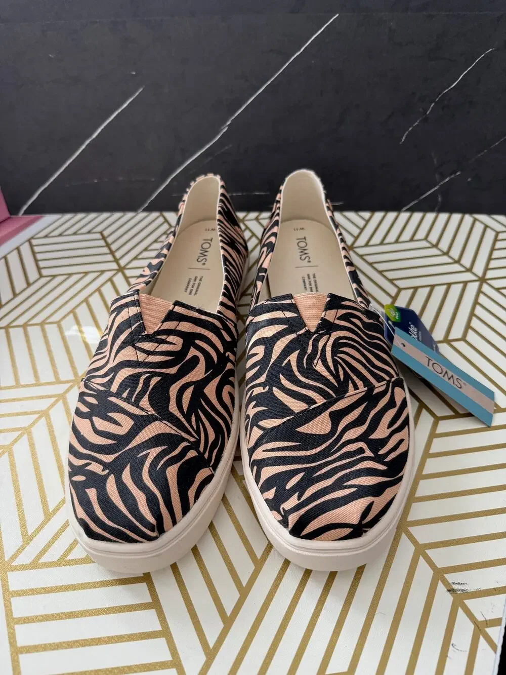 TOMS Women's Alpargata Plus Animal Print Ortholite | Size 11